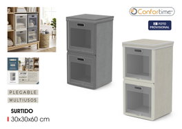 Confortime Caja de Almacenamiento Plegable 30x30x60 cm (Pack de 6)
