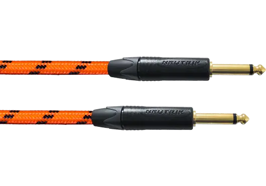 Cordial Cable de Instrumento Jack-Jack Naranja UV 6M Cordial Cable de Instrumento Jack-Jack Naranja UV 6M