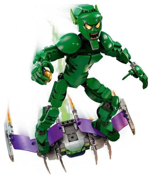 LEGO Marvel 76284 Duende Verde Minifigura de superhéroe de juguete para construir para niños