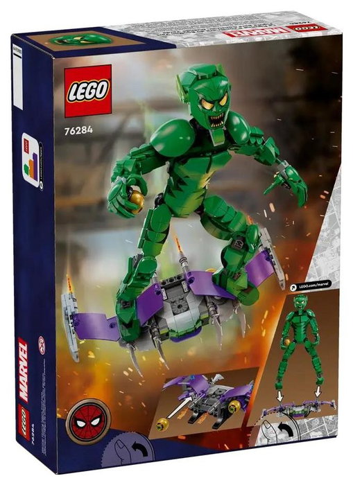 LEGO Marvel 76284 Duende Verde Minifigura de superhéroe de juguete para construir para niños