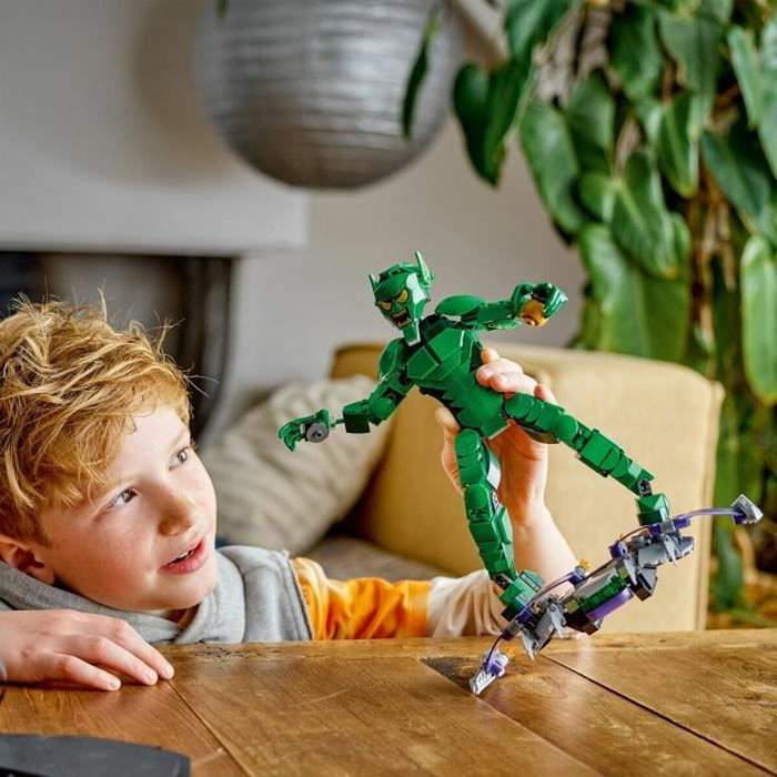 LEGO Marvel 76284 Duende Verde Minifigura de superhéroe de juguete para construir para niños