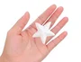 Liderpapel Figura Estrella Manualidades Espuma Blanca 4 cm Bolsa 6 Unidades