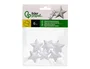 Liderpapel Figura Estrella Manualidades Espuma Blanca 4 cm Bolsa 6 Unidades