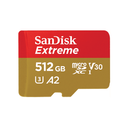 Sandisk SDSQXAV-512G-GN6MA MicroSDHC 512GB UHS-I Clase 10 Velocidad Lectura 190MB/s Escritura 130MB/s