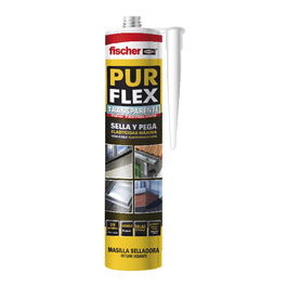 Fischer 511367 Purflex Sellador Adhesivo de Poliuretano Blanco 300ml