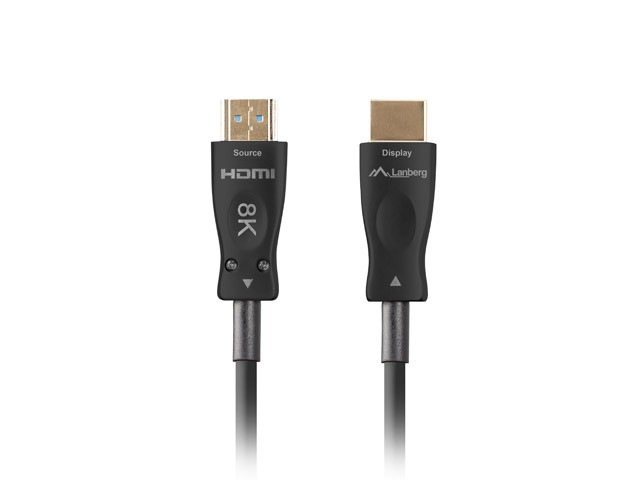 Lanberg Cable HDMI AOC v2.1 80m 8K 60Hz Negro