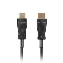 LANBERG CA-HDMI-30FB-0800-BK Cable HDMI 80 m HDMI Tipo A Macho a Macho Negro Versión 2.1 48 Gbit/s Chapado en Oro