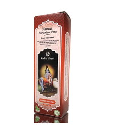 Radhe Shyam Henna Pasta Cobre Natural 200ml con Jojoba, Germen de Trigo y Extractos de Manzanilla y Romero