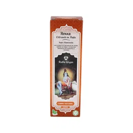 Radhe Shyam Henna Pasta Colorante Orgánico Cobre Natural para el Cabello 200g