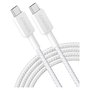 Anker 322 Cable USB-C a USB-C, 1.8 m, Blanco, 60W, Conector Macho, Plug & Play
