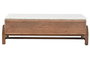 DKD Home Decor Mesa de Centro de Acacia y Terrazo