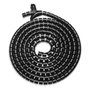 Digitus DA-90508 Organizador de cables en espiral negro 5 m