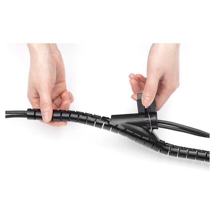 Digitus DA-90508 Organizador de cables en espiral negro 5 m Digitus DA-90508 Organizador de cables en espiral negro 5 m