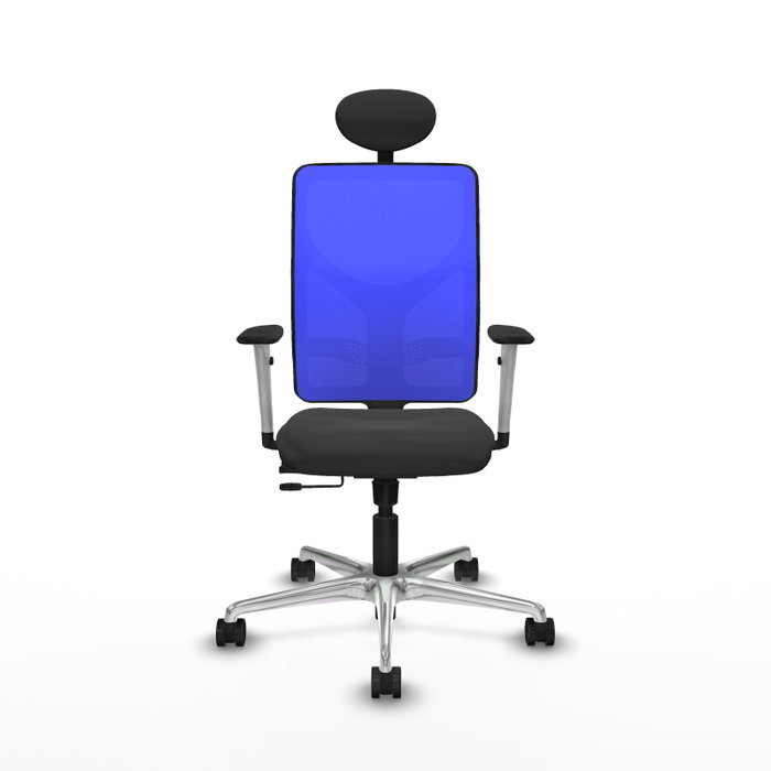 PIQUERAS Y CRESPO Silla de oficina Motilla Gris oscuro y Azul PIQUERAS Y CRESPO Silla de oficina Motilla Gris oscuro y Azul