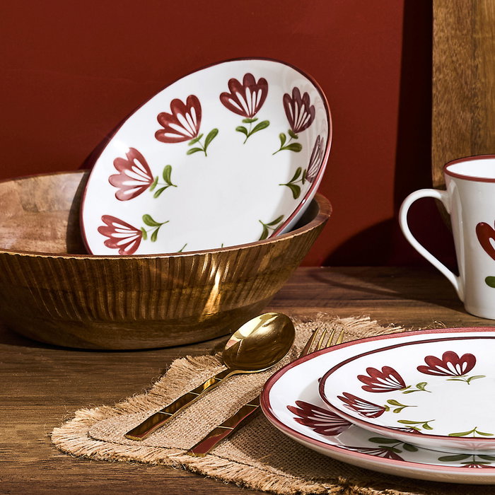 Home Deco Factory Plato Hondo Edith Heritage 20 cm Home Deco Factory Plato Hondo Edith Heritage 20 cm