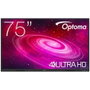 Optoma Creative Touch Serie 1 1751RK 75 pulg. 4K Ultra HD Táctil Android 14, Negro de VA Inventario Digital Interactivo