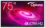 Optoma Creative Touch Serie 1 1751RK 75 pulg. 4K Ultra HD Táctil Android 14, Negro de VA Inventario Digital Interactivo