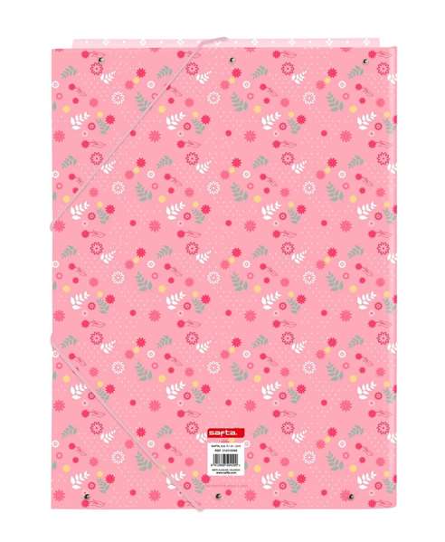 Safta Carpeta Folio 3 Solapas Moos Passion 26x33,5x2,5cm