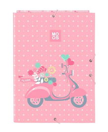 Safta Carpeta Moos Passion Folio con Gomas y Solapas 335x25x260 mm