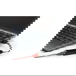 Level One Adaptador USB Fast Ethernet USB-0301, 100 Mbit/s, Negro, Alámbrico, RJ-45