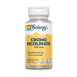 Solaray Cromo Picolinato 200 mcg 50 comprimidos