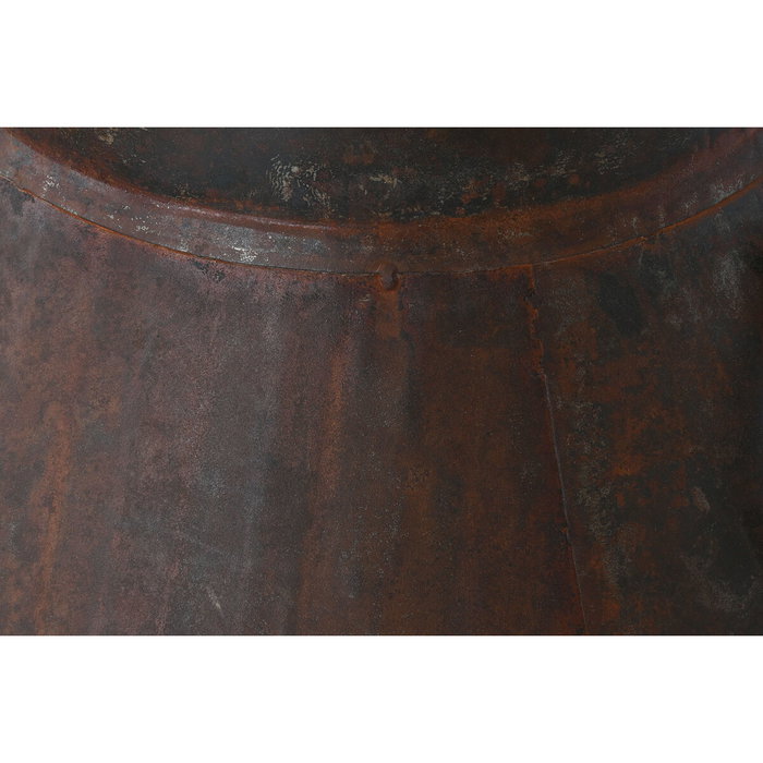 DKD Home Decor Ánfora de Hierro Patinado Acabado Óxido