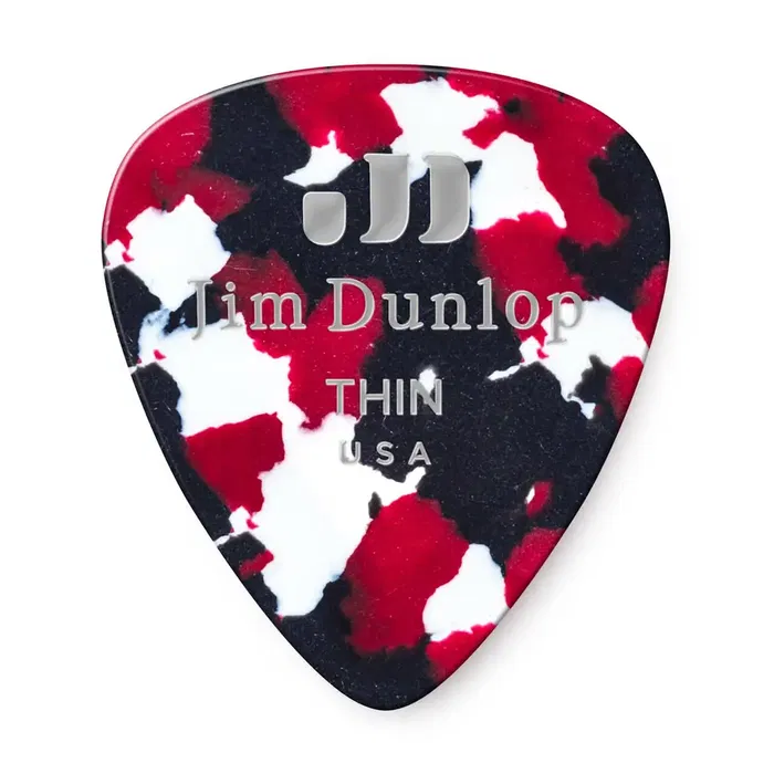 Dunlop Pack 72 Púas Genuine Celluloid Classic Confetti - Thin Dunlop Pack 72 Púas Genuine Celluloid Classic Confetti - Thin
