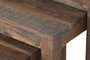 DKD Home Decor Set de 9 piezas de Consolas y Mesitas en Madera Reciclada Natural