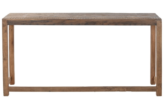 DKD Home Decor Set de 9 piezas de Consolas y Mesitas en Madera Reciclada Natural