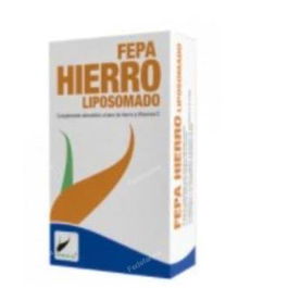 FEPADIET Hierro Liposomado 30Mg 20 Cápsulas Contribuye a la Formación de Glóbulos Rojos y Transporte de Oxígeno