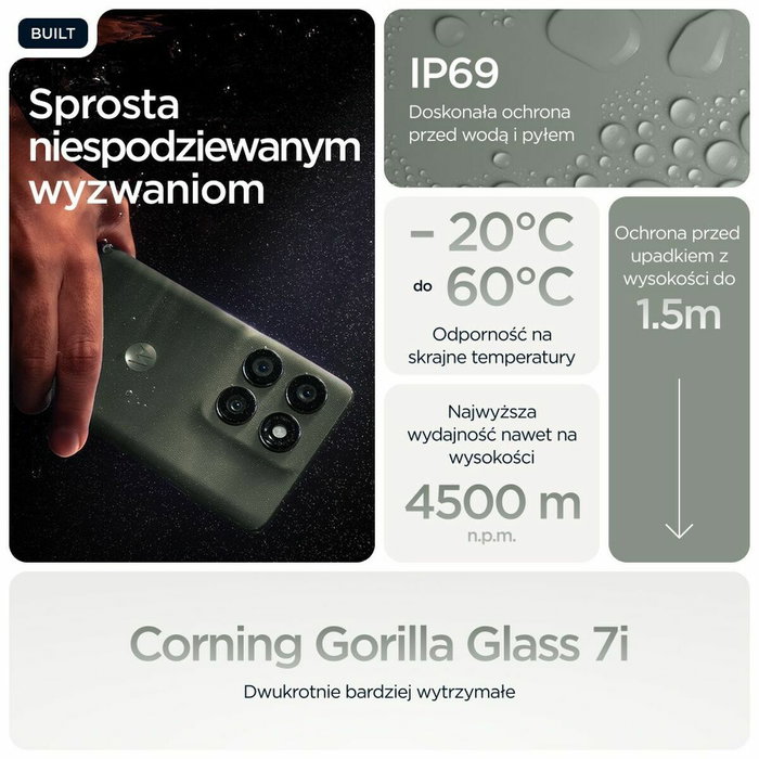 Smartphone Motorola edge 60 pro 6,7" Octa Core 12 GB RAM 512 GB Verde