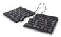 R-Go Tools Teclado ergonómico dividido R-Go Split Break con software de pausa, QWERTY (NORDIC), Bluetooth, negro