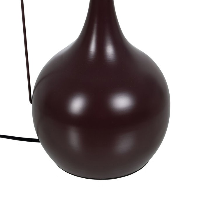 Ixia Lámpara de mesa marrón tejido-metal 40 x 40 x 64 cm