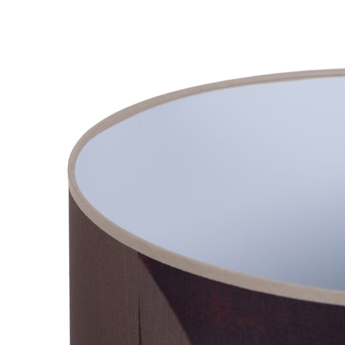 Lámpara Mesa Marrón Tejido-Metal 40 X 40 X 64 cm