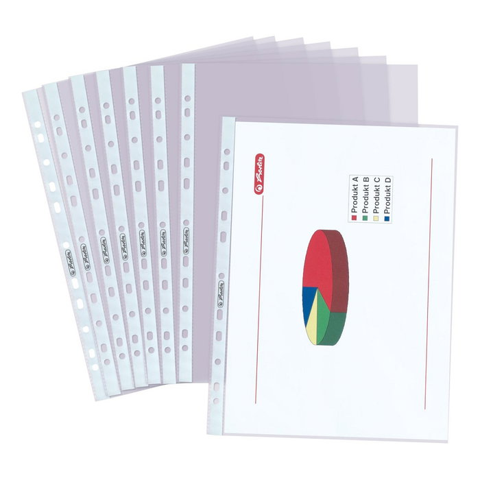 Herlitz Fundas Premium para Documentos A4 Pack de 100 unidades Herlitz Fundas Premium para Documentos A4 Pack de 100 unidades