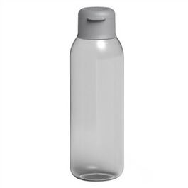 Berghoff 3950225 Botella de Agua Gris 0,75L Libre de BPA Tritán Resistente para Deporte y Uso Diario