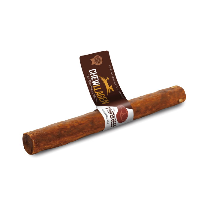 Chewllagen Roll Ternera 25 cm Display 15 Piezas Colágeno Natural para Perros
