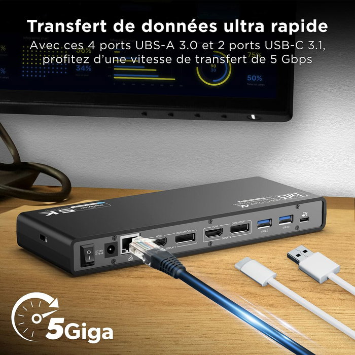 Tnb estacion de acoplamiento de pantalla dual 14 en 1 Tnb estacion de acoplamiento de pantalla dual 14 en 1