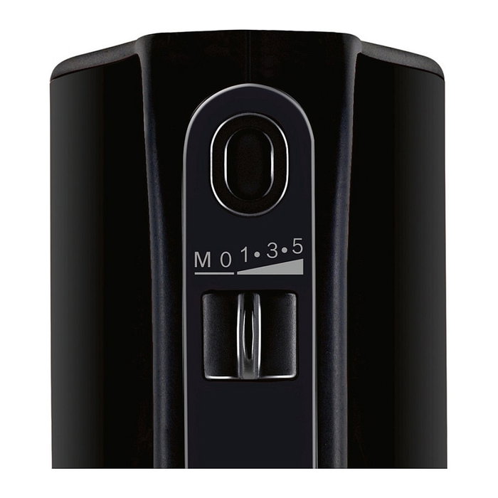 Bosch MFQ4885 Batidora de Mano Profesional 575W Negro Cromo, Acero Inoxidable, 5 Velocidades, Turbo, 1,4m Cable