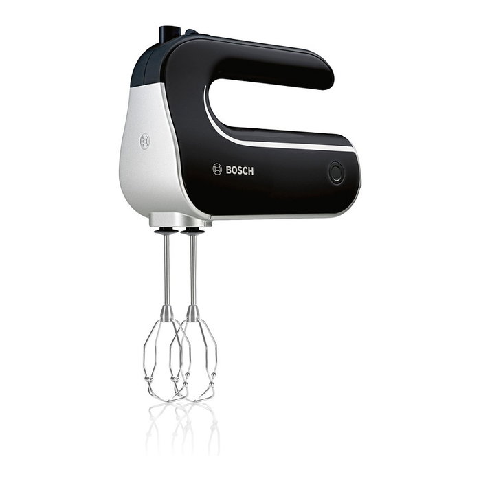 Bosch MFQ4885 Batidora de Mano Profesional 575W Negro Cromo, Acero Inoxidable, 5 Velocidades, Turbo, 1,4m Cable