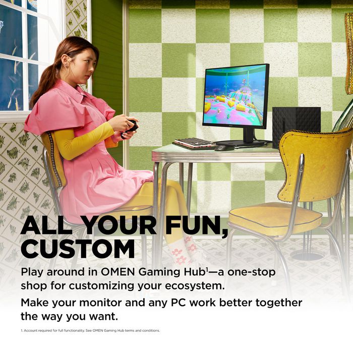 HP OMEN 27q Monitor Gaming 27 pulgadas QHD 165 Hz