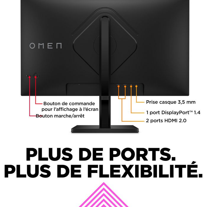 HP OMEN 27q Monitor Gaming 27 pulgadas QHD 165 Hz