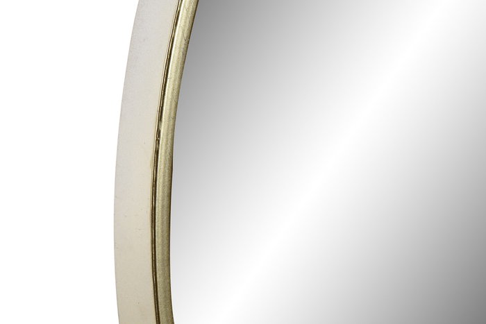 DKD Home Decor Espejo Metal Anxi Redondo Dorado 75x75 cm