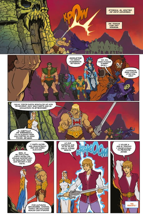 Moztros Producciones S.L. Masters del Universo: Masterverso Tomo Único (Núms. 1-4 USA) inevitable