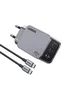 Ugreen Nexode Pro 25871 65W GaN Cargador Gris con Cable USB-C