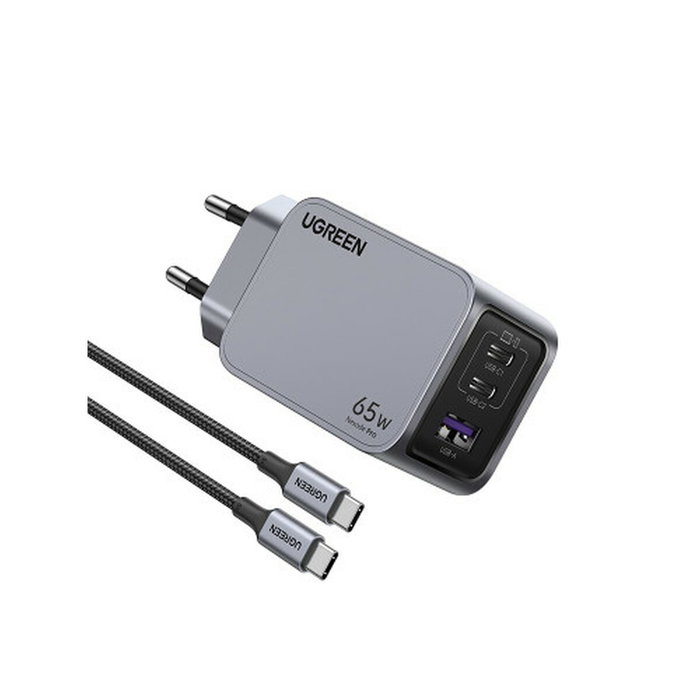 Ugreen Nexode Pro 65W GaN Gris con cable USB-C 25871