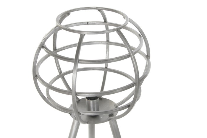 DKD Home Decor Lámpara de Metal Gris Oscuro 50x50x98 cm DKD Home Decor Lámpara de Metal Gris Oscuro 50x50x98 cm