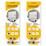 Emuca Kit de herrajes Placard 74 para armario de 2 puertas correderas, perfil Wave, blanco