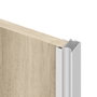 Emuca Kit de herrajes Placard 74 para armario de 2 puertas correderas, perfil Wave, blanco