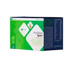 GHEOS Progheos Sport 30Sbrs. - Complemento aminoácidos huevo, Cordyceps, Vitamina B6 y Acerola - 30 sobres